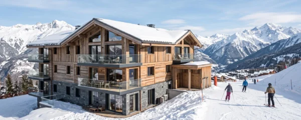 Luxury ski-in/ski-out residence in Courchevel with direct access to ski slopes